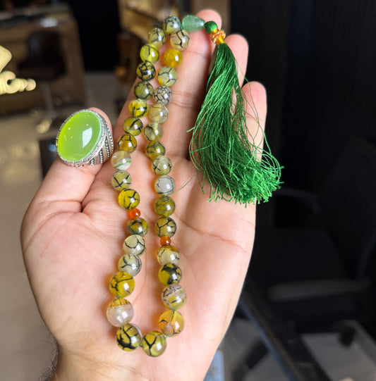Exclusive Deal – Genuine Stone Ring + Dragon Stone Tasbih Set (Limited Time Offer)