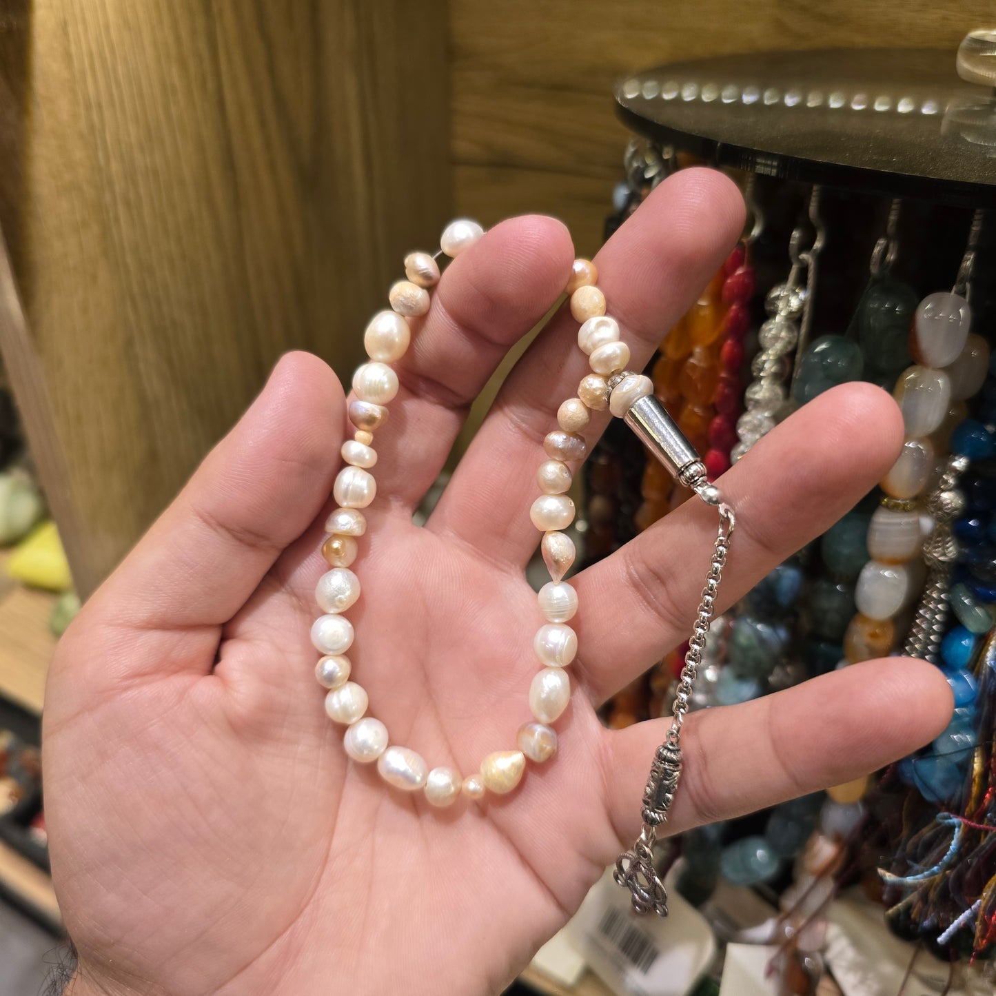 Motya Pearl Tasbih – 33 Prayer Beads