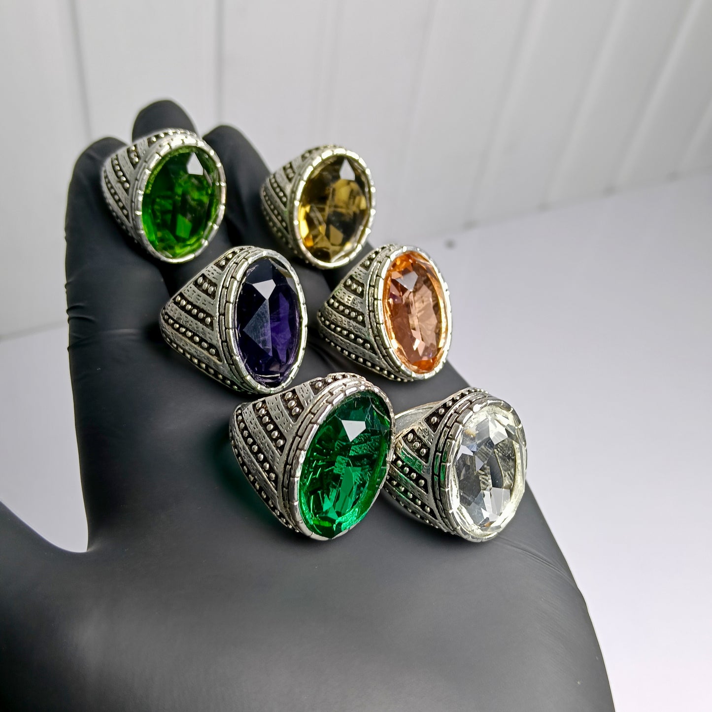 Deal of 6 Elegant Gemstone Rings – Free Home Delivery!