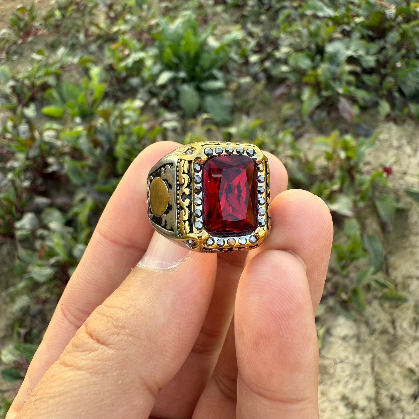 Ruby Turkish Clone Ring with Free Home Delivery