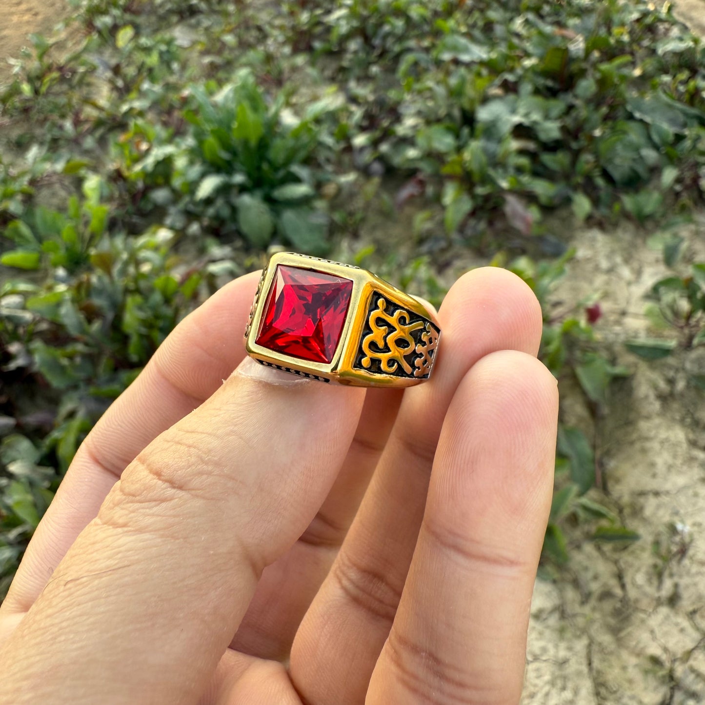 Ruby Turkish Clone Ring with Free Home Delivery
