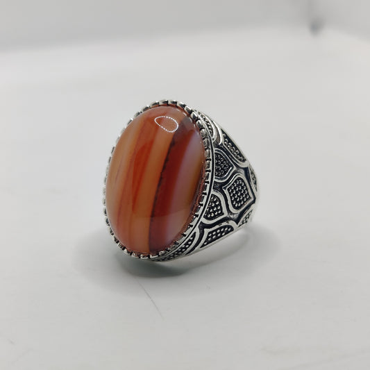 Yammni Aqeeq Ring Handmade