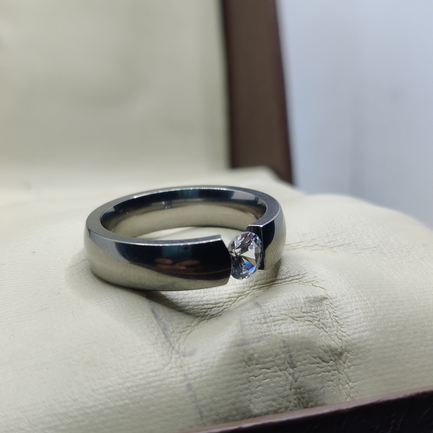 Zircon stone Ring For men