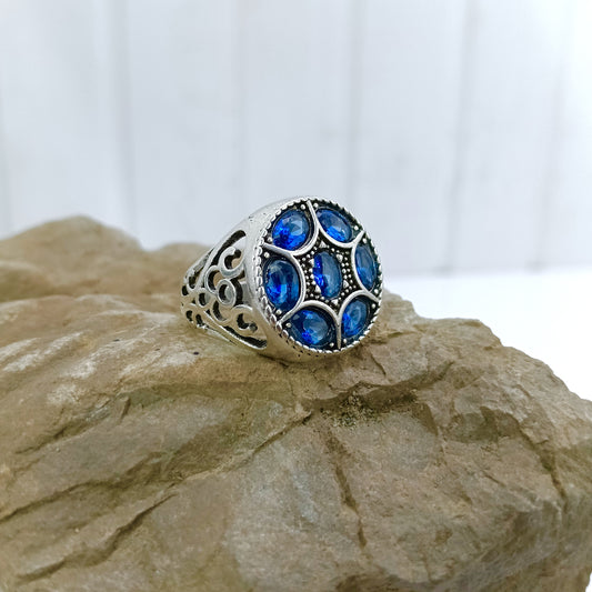)Top Quality Nellum Ring خالص نیلم پتھر کی انگوٹھی – گھر بیٹھے حاصل کریں بغیر کسی اضافی چارج کے