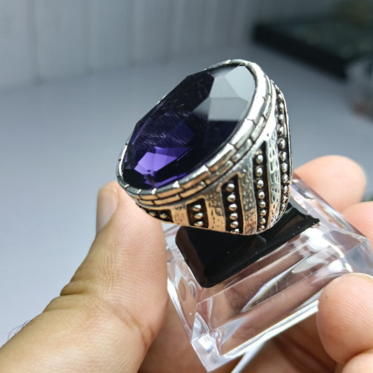 Royal Amethyst Zircon Ring – Free Home Delivery