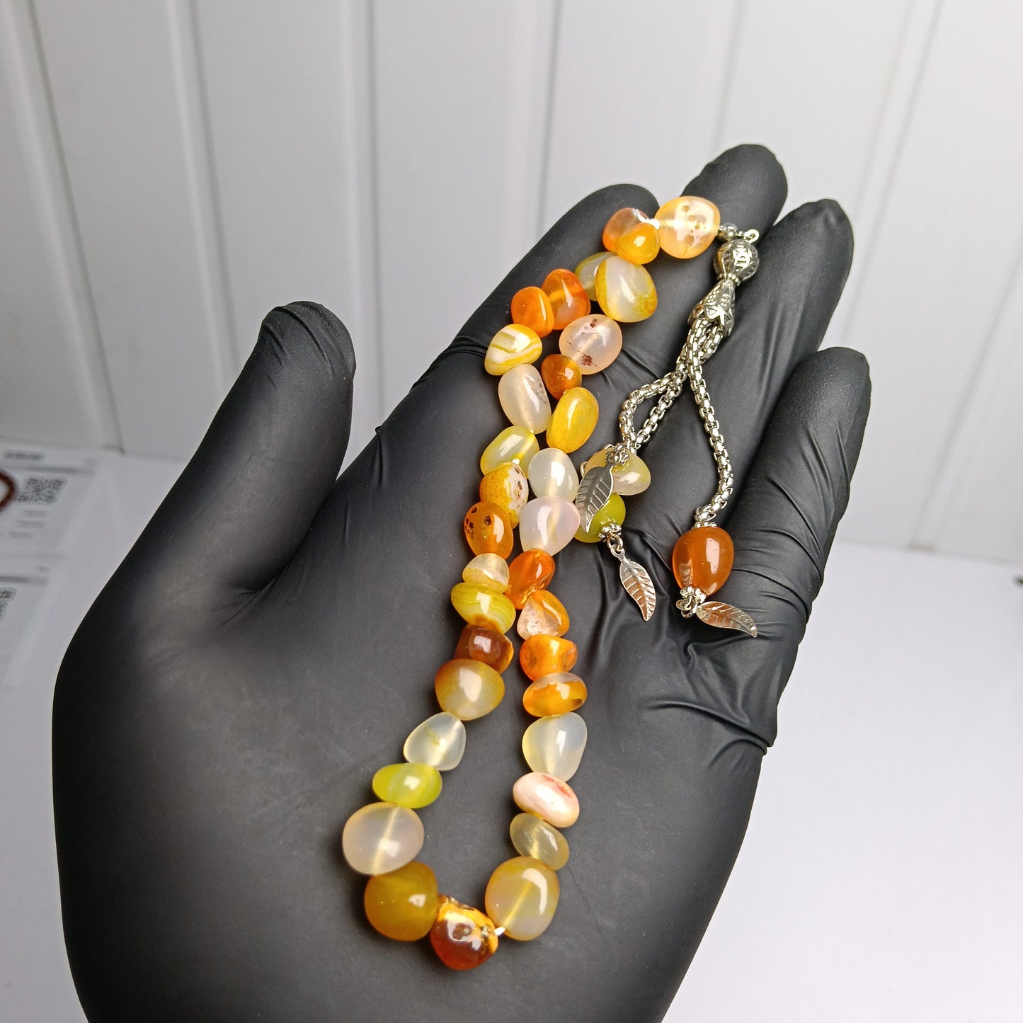 Yamani Aqeeq Tasbih – 33 Natural Prayer Beads with Free Home Delivery