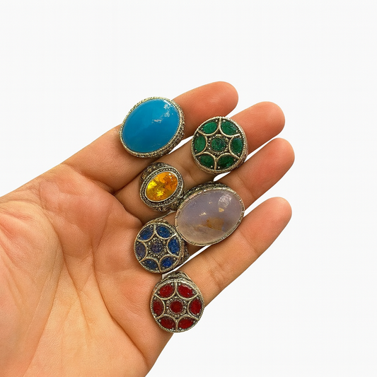 ✨ Deal of 6 gemstone Rings – 70% OFF ✨