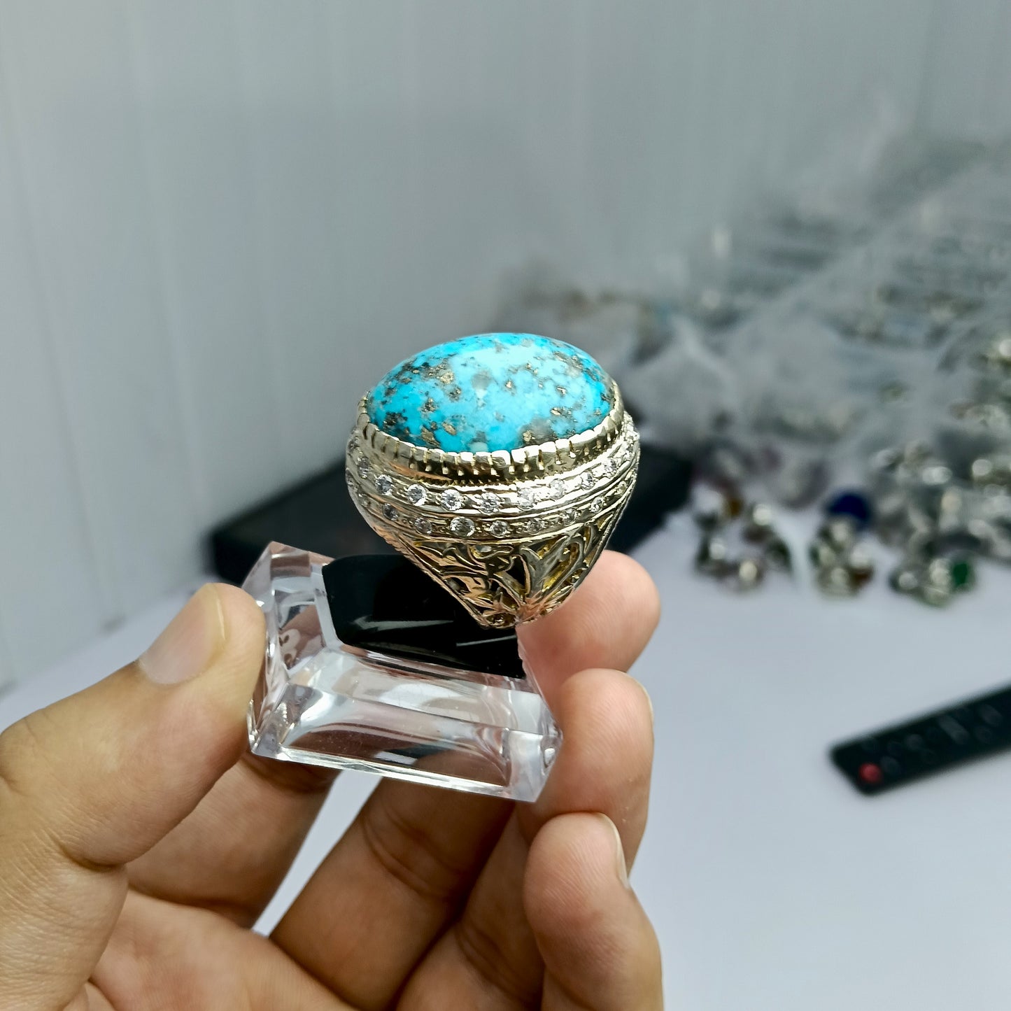 Nisha Puri Feroza Silver Ring – Free Home Delivery(payment advance)